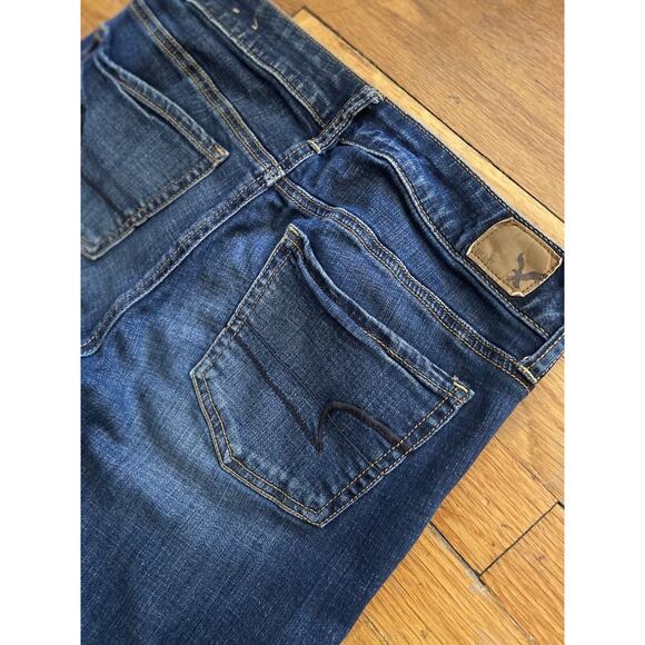 AMERICAN EAGLE OUTFITTERS ‘Jegging Super Stretch’ Low-Rise Jeans sz 2 Short - Picture 9 of 10